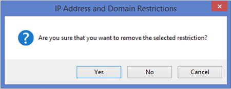 remove selected registration